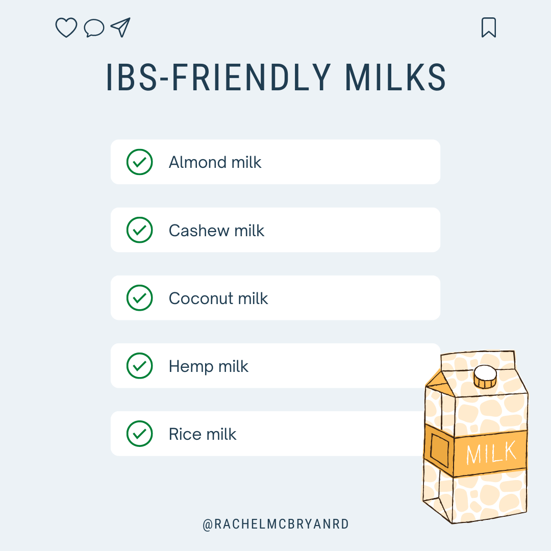 IBS-friendly milk ideas